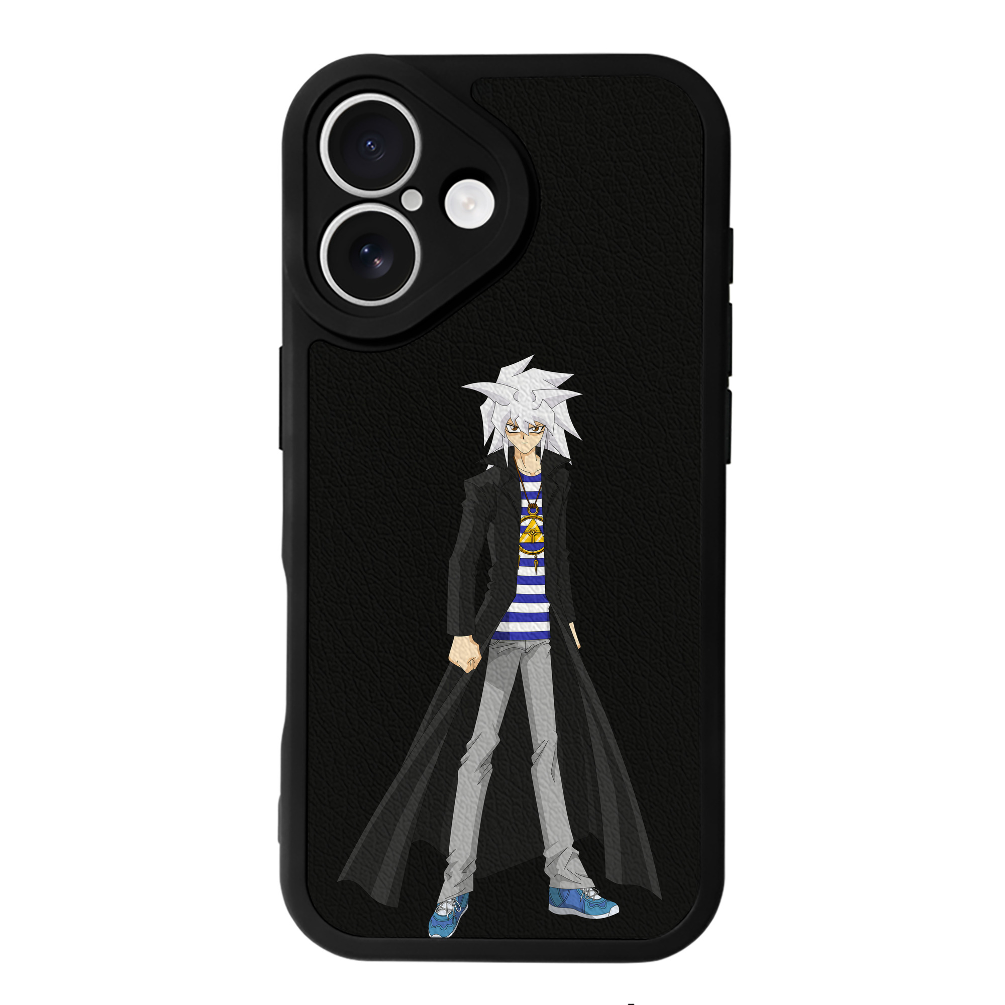 遊☆戯☆王 Yu-Gi-Oh! 【iPhone 16シリーズ対応】シリコンスマホケース（レザー調） 材質：シリコン